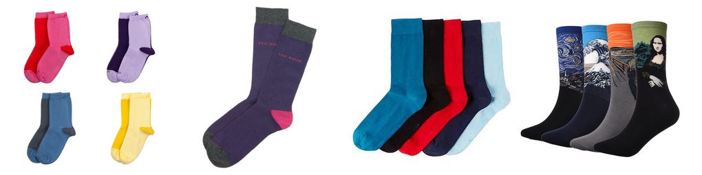 bright coloured mens socks